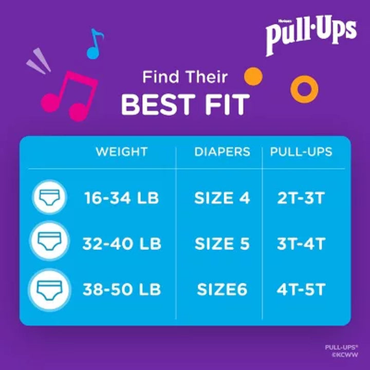 Huggies Pull-Ups Training Pants for Boys, Sizes 2T-6T