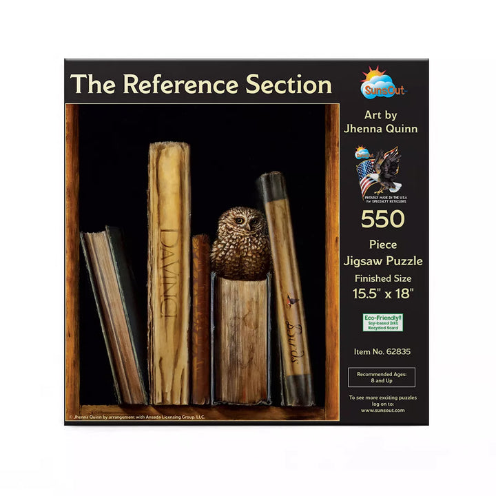 Sunsout the Reference Section 550 Pc Jigsaw Puzzle 62835