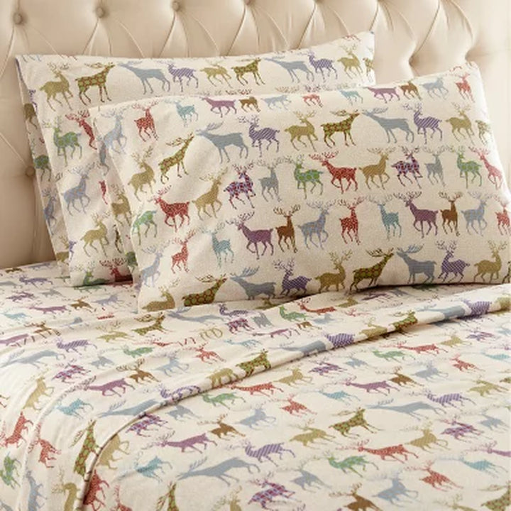 Shavel Micro Flannel Printed Sheet Set (Assorted Designs and Sizes)