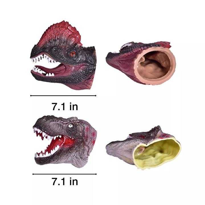 Fun Little Toys Tyrannosaurus Rex + Dilophosaurus Hand Puppet