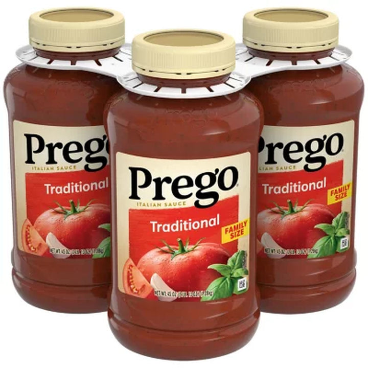 Prego Traditional Italian Sauce 45 Oz., 3 Pk.