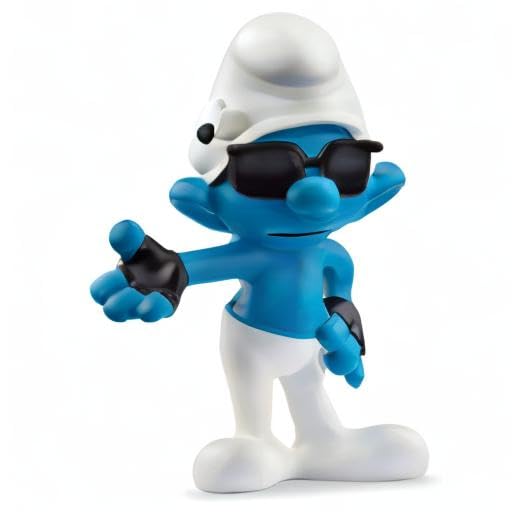 Schleich Smurfs, Collectible Retro Toys and Figurines for All Ages, Vanity Smurf Figure