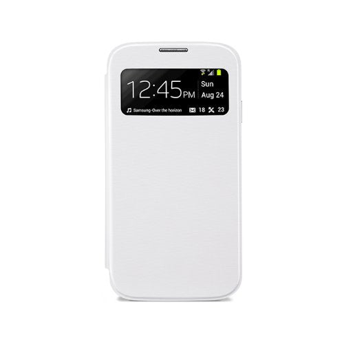 ZenusSAGS4-TFVFL-WH Flip View Collection for Galaxy S4 - Retail Packaging - White Standard Packaging