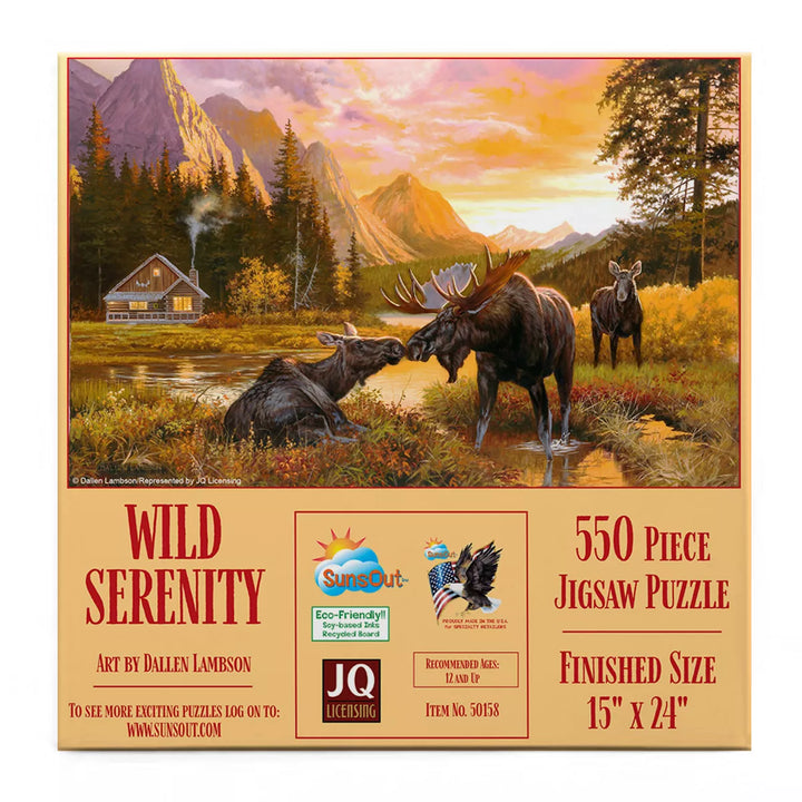 Sunsout Wild Serenity 550 Pc Jigsaw Puzzle 50158