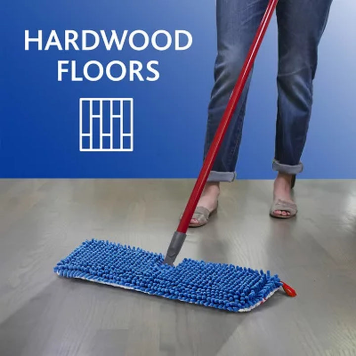 O-Cedar Hardwood Floor 'N More Microfiber Flip Mop with Extra Refill