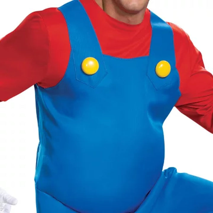 Nintendo Super Mario Bros. Mario Adult Deluxe Costume