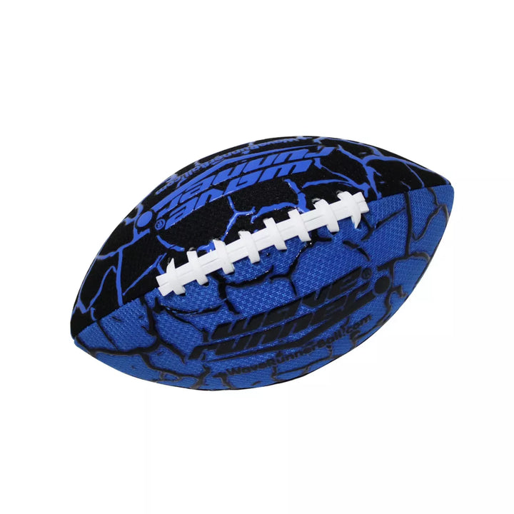 Wave Runner Grip It Waterproof Football 9.25 Inches W/Sure-Grip Technology Play in Water Great for Beach Pool Lake BBQ Park & Anywhere Pump Included