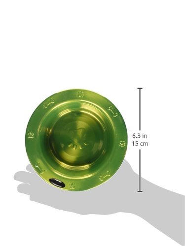 Platinum Pets Switchin Stainless Steel Cat/Dog Bowl, Corona Lime, Small