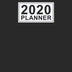 2020 Planner: Black Daily Weekly Monthly Calendar 2020 Planner | January 2020 to December 2020