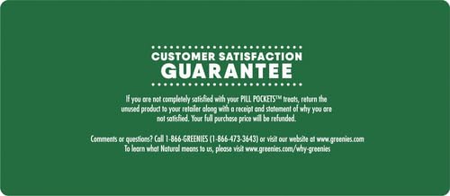 Greenies Pill Pockets for Dogs Capsule Size Natural Soft Dog Treats Chicken Flavor, 15.8 oz. Pack (60 Treats) 60 Count (Pack of 1)