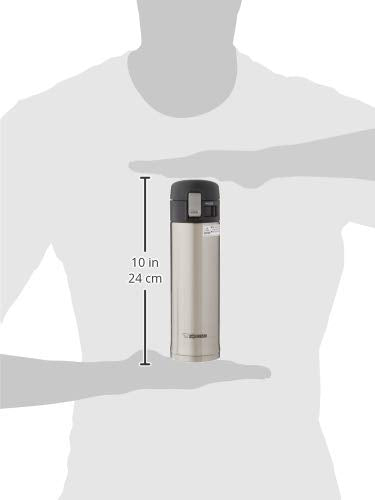 Zojirushi 0.36-Liter Stainless Steel Travel Mug, 12-Ounce, Silver 12.0 ounces