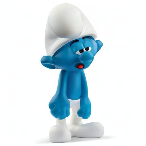 Schleich Smurfs, Collectible Retro Toys and Figurines for All Ages, Dimwitty Smurf Figure