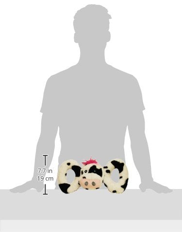 Jolly Pets Jolly Tug-a-Mal Cow Tug/Squeak Toy, Large X-Large
