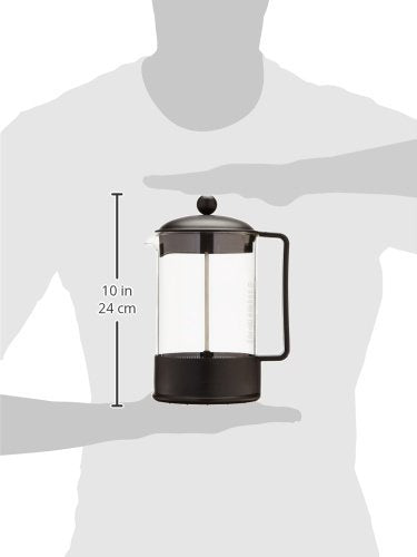 Bodum Brazil French Press Coffee Maker, 51 Ounce, 1.5 Liter, Black 51 oz