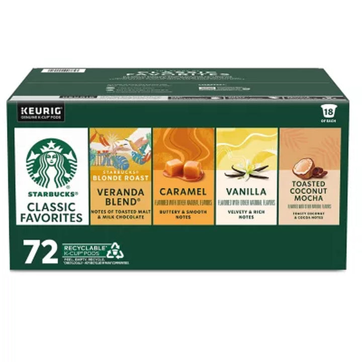 Starbucks K-Cups Variety Pack 72 Ct.