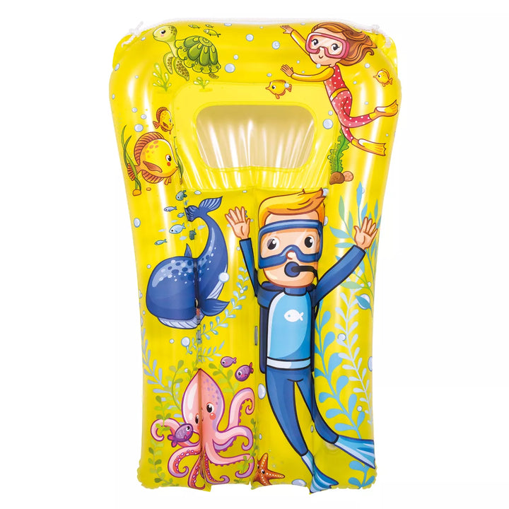 Pool Central 29" Yellow Underwater Sea World Inflatable Kick Board