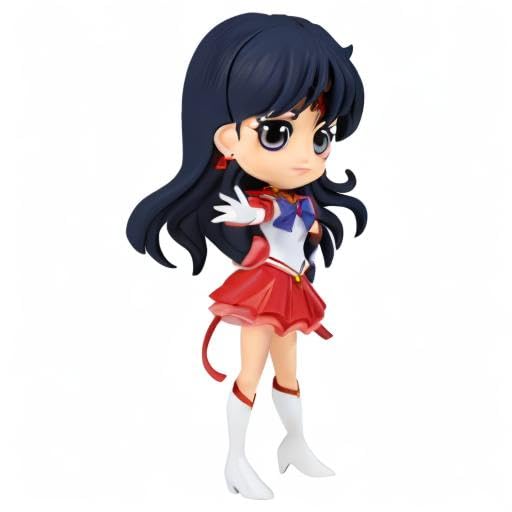 Banpresto - Pretty Guardian Sailor Moon Cosmos The Movie - Eternal Sailor Mars (ver. A), Bandai Spirits Q Posket Figure Eternal Sailor Mars (Ver. A)