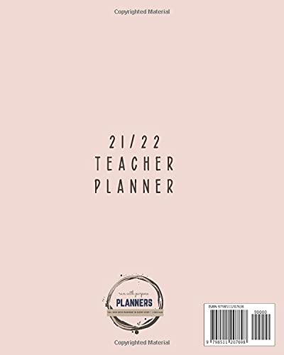 Teacher Planner 2021-22: Weekly and Monthly Lesson Planner for the Academic Year by Run With Purpose Planners