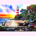 Sunsout Lighthouse Harbor 1000 Pc Jigsaw Puzzle 42925