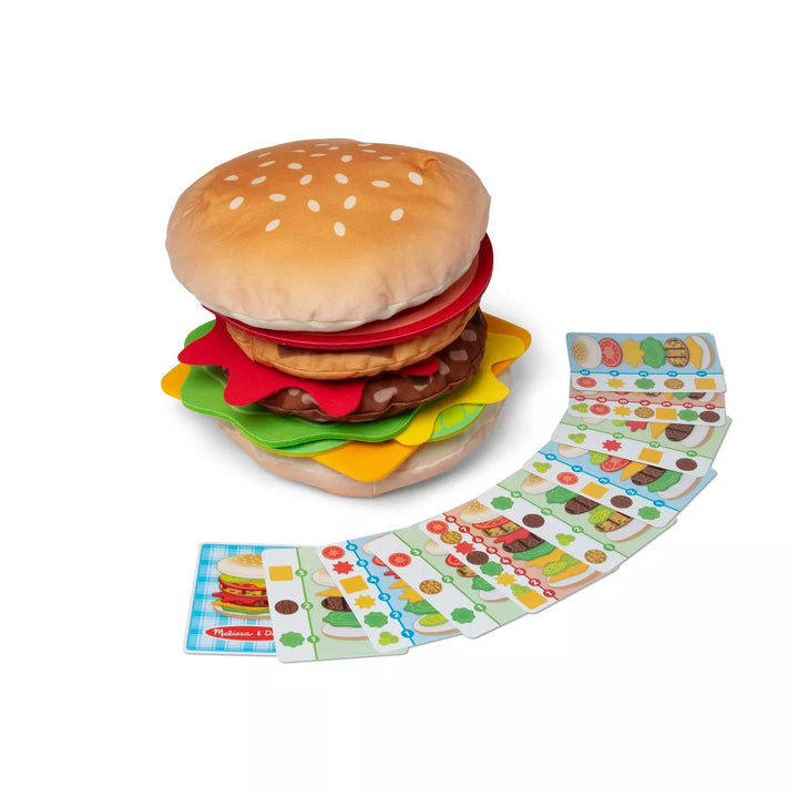 Melissa & Doug Burger Matching, Catching, and Stacking Games