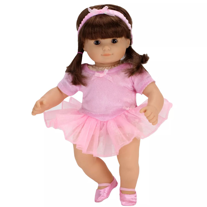 Sophia’S 3 Piece Ballet Outfit Set for 15'' Dolls, Light Pink