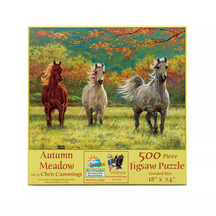 Sunsout Autumn Meadow 500 Pc Jigsaw Puzzle 44839