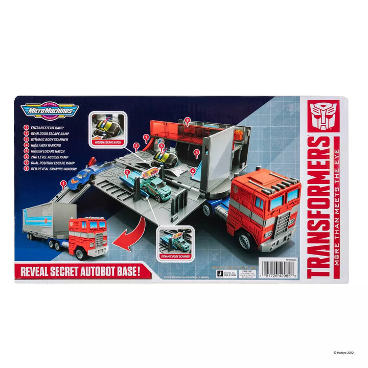 Micro Machines Optimus Prime Transformers Hauler Playset