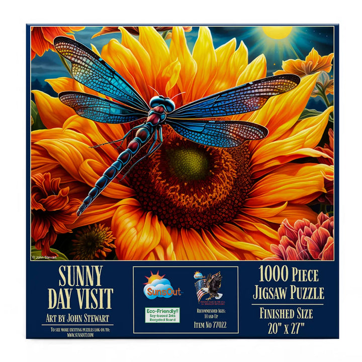 Sunsout Sunny Day Visit 1000 Pc Jigsaw Puzzle 77022