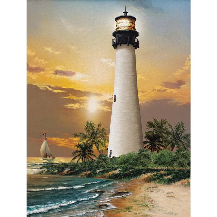 Sunsout Cape Florida Lighthouse 500 Pc Jigsaw Puzzle 28838