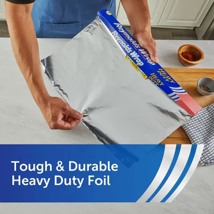 Reynolds Wrap 18" Heavy Duty Aluminum Foil 150 Sq. Ft./Roll, 2 Rolls