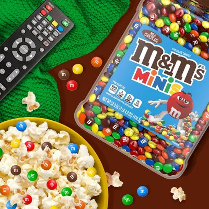 M&M’S Milk Chocolate Candy, Minis, 52 Oz.