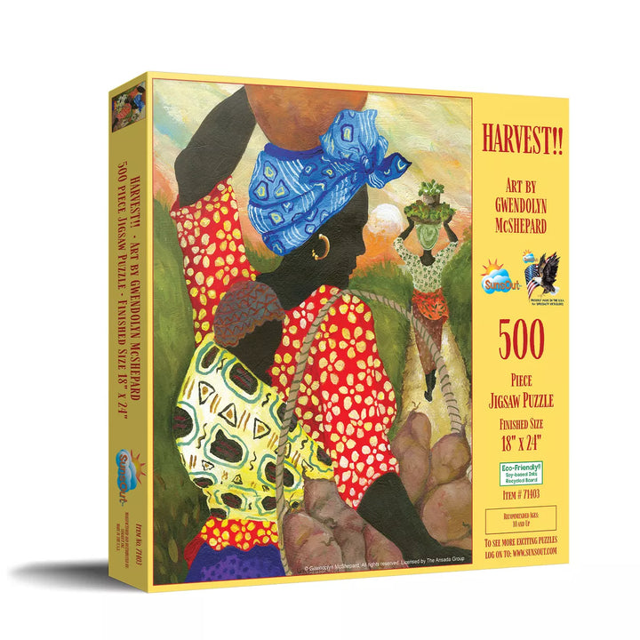 Sunsout Harvest 500 Pc Mothers Day Jigsaw Puzzle 71403