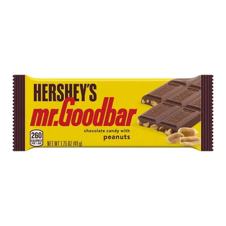 HERSHEY'S Mr. Goodbar Chocolate with Peanuts Candy, 1.75 Oz., 36 Pk.