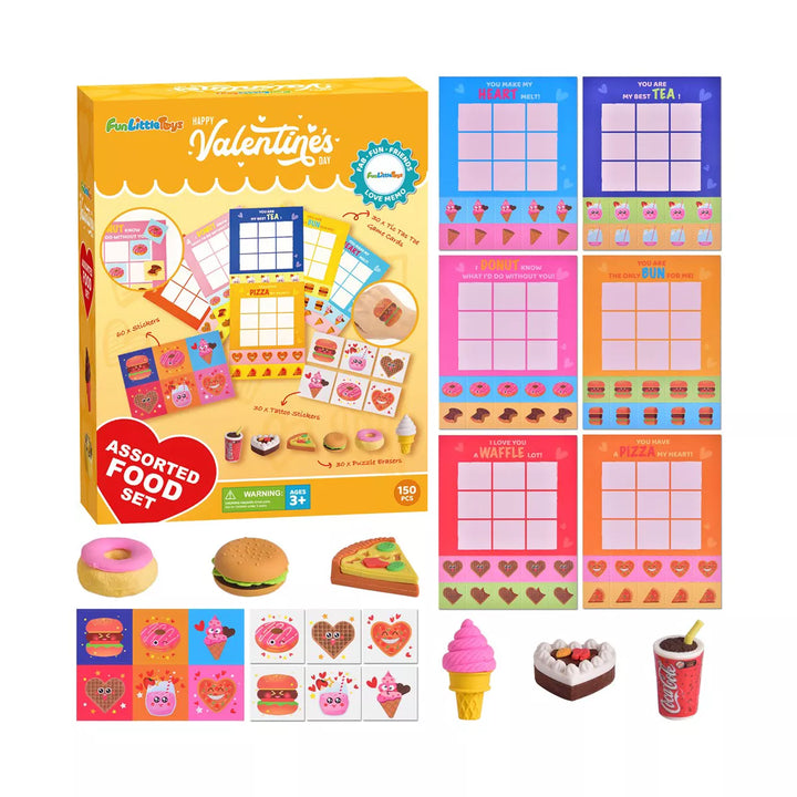 Fun Little Toys Valentine'S Day Food Themed Stickers Set