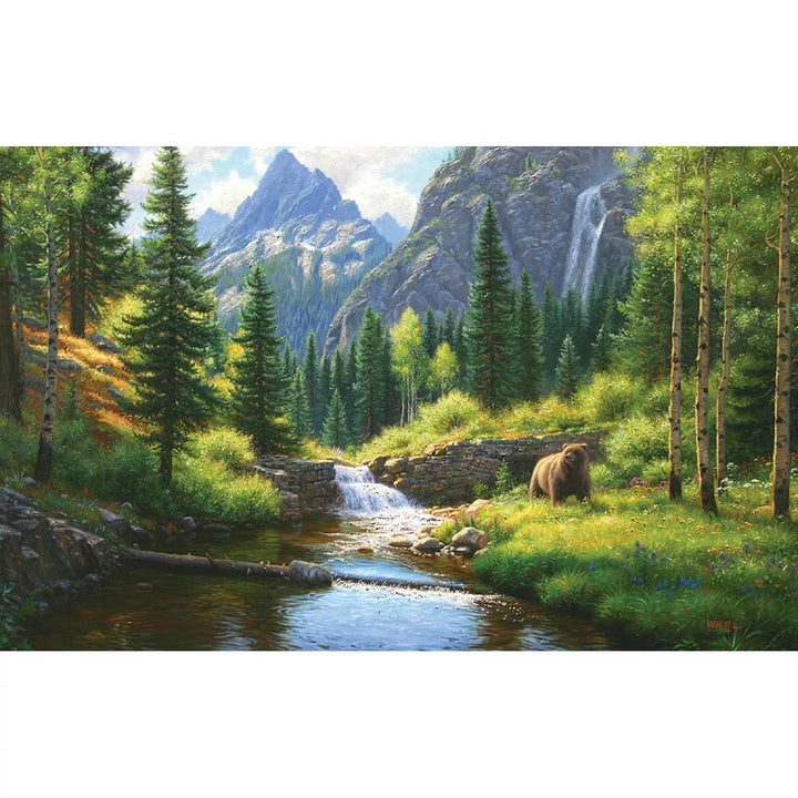 Sunsout Bear Meadow 550 Pc Jigsaw Puzzle 53119