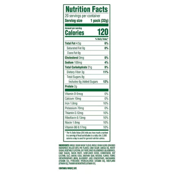Belvita Blueberry Energy Snack Bites, 1.12 Oz., 20 Pk.
