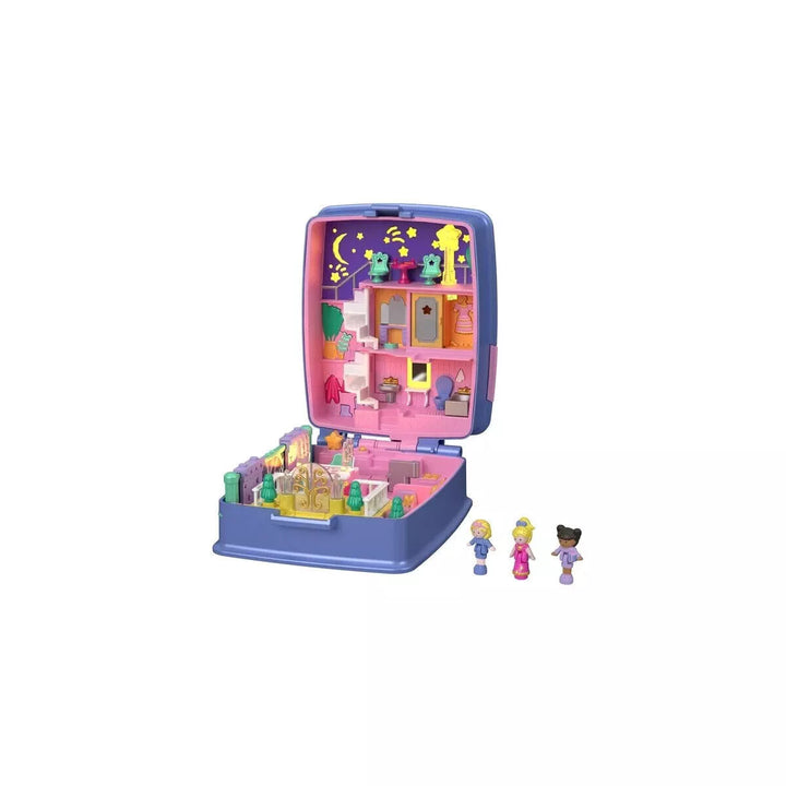 Polly Pocket Keepsake Collection Starlight Dinner Party Compact Playset with 3 Dolls