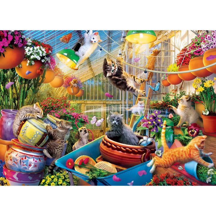 Masterpieces 1000 Piece Puzzle - Greenhouse Gone Wild - 19.25"X26.75".