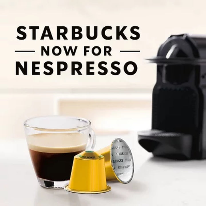 Starbucks by Nespresso Espresso Coffee Pods, Blonde Roast (60 Ct.)