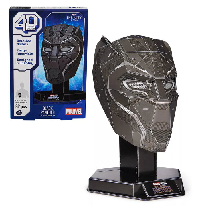 4D BUILD - Marvel Black Panther Model Kit Puzzle 82Pc