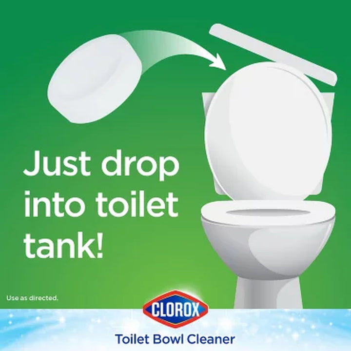 Clorox Ultra Clean Toilet Bowl Cleaner Tablets with Bleach 3.5 Oz. Tablets, 6 Ct.