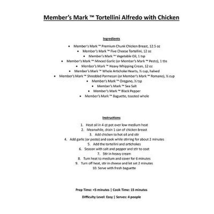 Member'S Mark Premium Chunk Chicken Breast 12.5 Oz., 6 Ct.