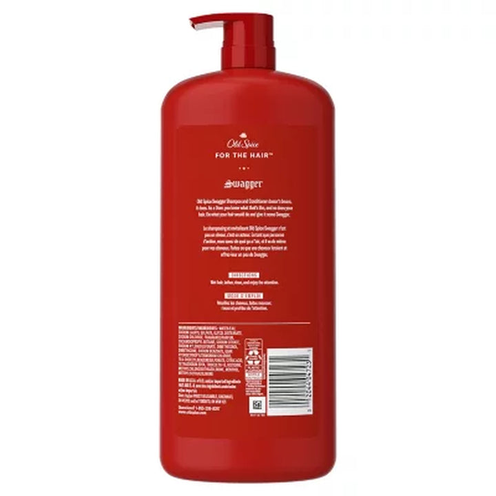 Old Spice Swagger 2-In-1 Shampoo and Conditioner for Men, 39.9 Fl. Oz.