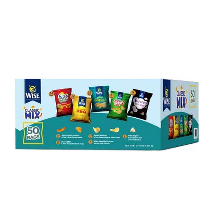 Wise Variety Pack Chips 50 Pk.