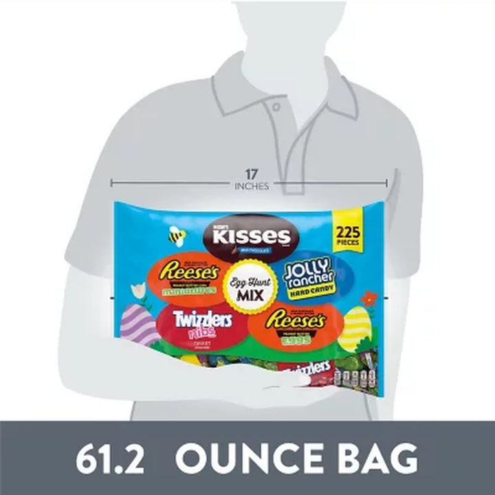 Hershey Easter Egg Hunt Candy, Variety Pack, 225 Pcs.