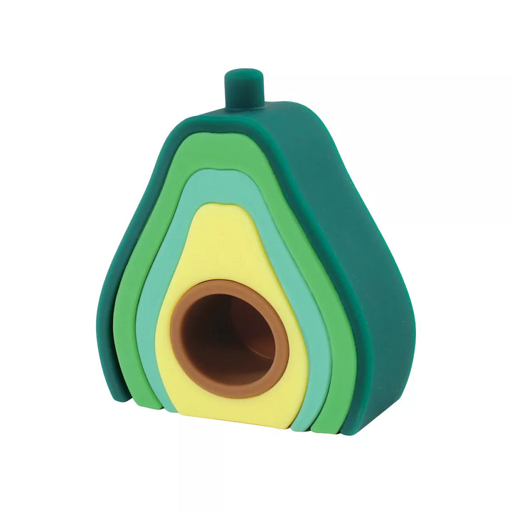 Hudson Baby Silicone Toy Arches, Avocado, One Size