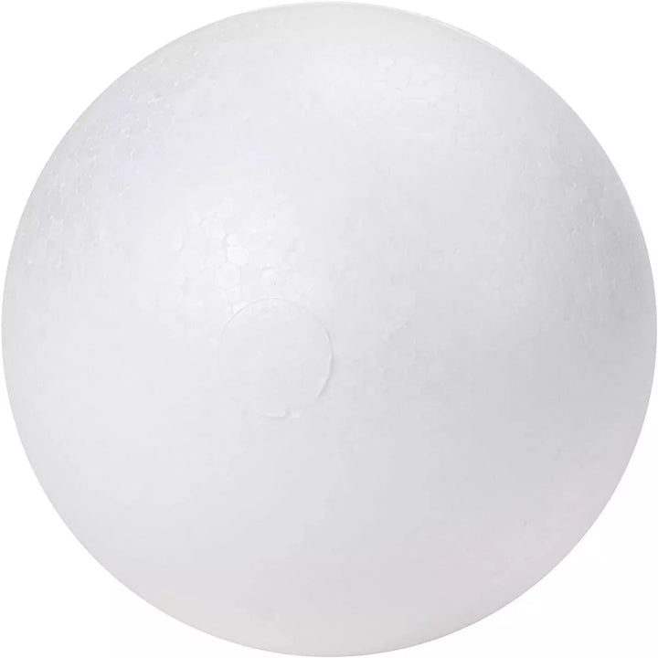 Juvale 4-Pack White Half Foam Balls, Semicircle for DIY Arts and Crafts Supplies (4 In)