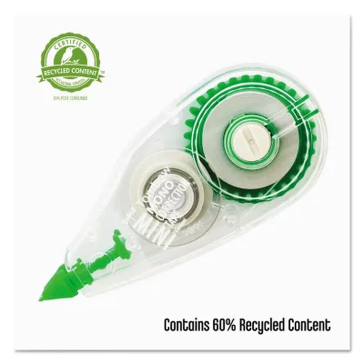 Tombow® MONO Mini Correction Tape, 1/6" X 315", Non-Refillable, 10Pk.