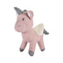 CHILDLIKE BEHAVIOR 11'' X 9'' Knitted Stuffed Unicorn, Pink