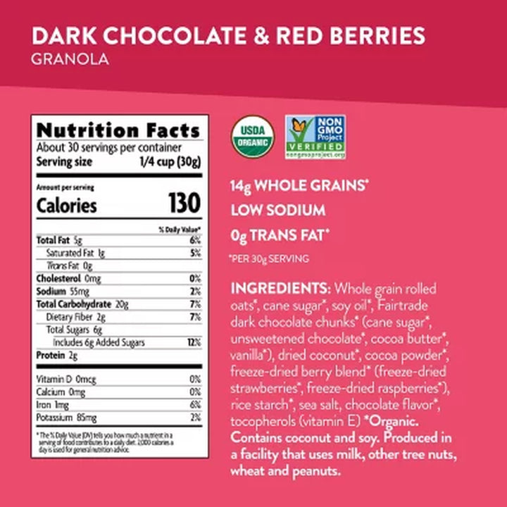 Nature'S Path Love Crunch Organic Dark Chocolate & Red Berries Granola, 32 Oz.